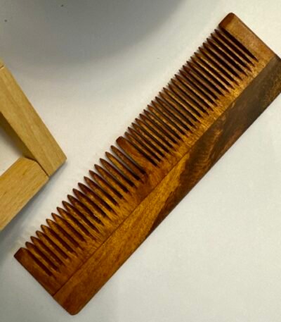 Oil Treated Neem Wood Comb for Healthy Hair - Best Oil Treated Neem Wood Comb - Good Origins Store