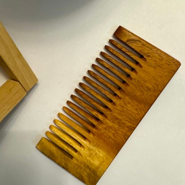 Nourishing Wooden Comb for Men – Oil Infused Grooming Tool - Good Origins Store